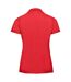 Polo femme rouge vif Russell-2