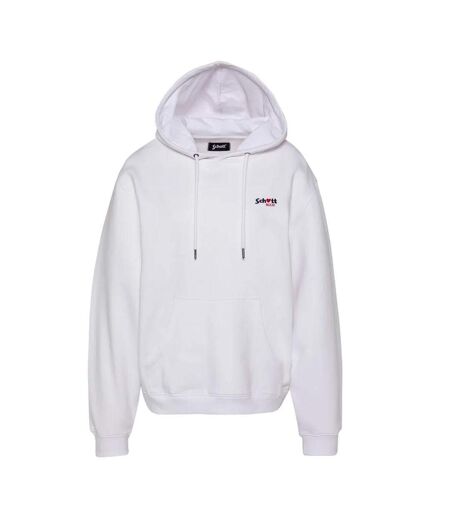 Sweat blanc femme schott swhbrodedw