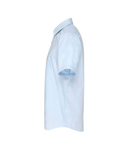 Chemise de travail à manches courtes homme bleu clair Premier