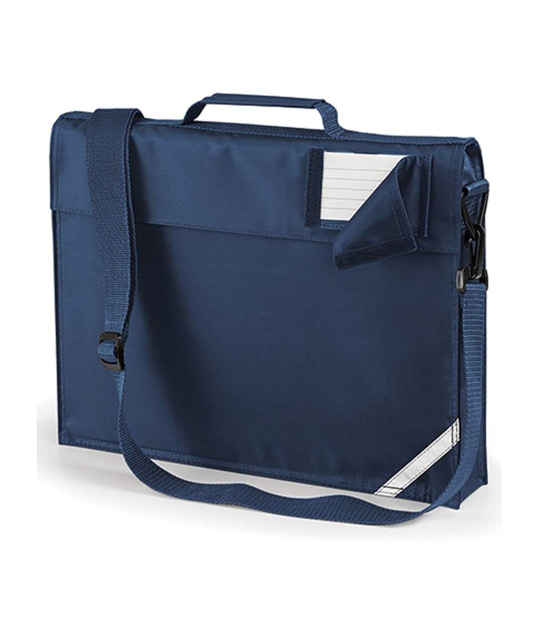 Petite sacoche bandoulière cartable porte document - QD457 - Bleu marine-1