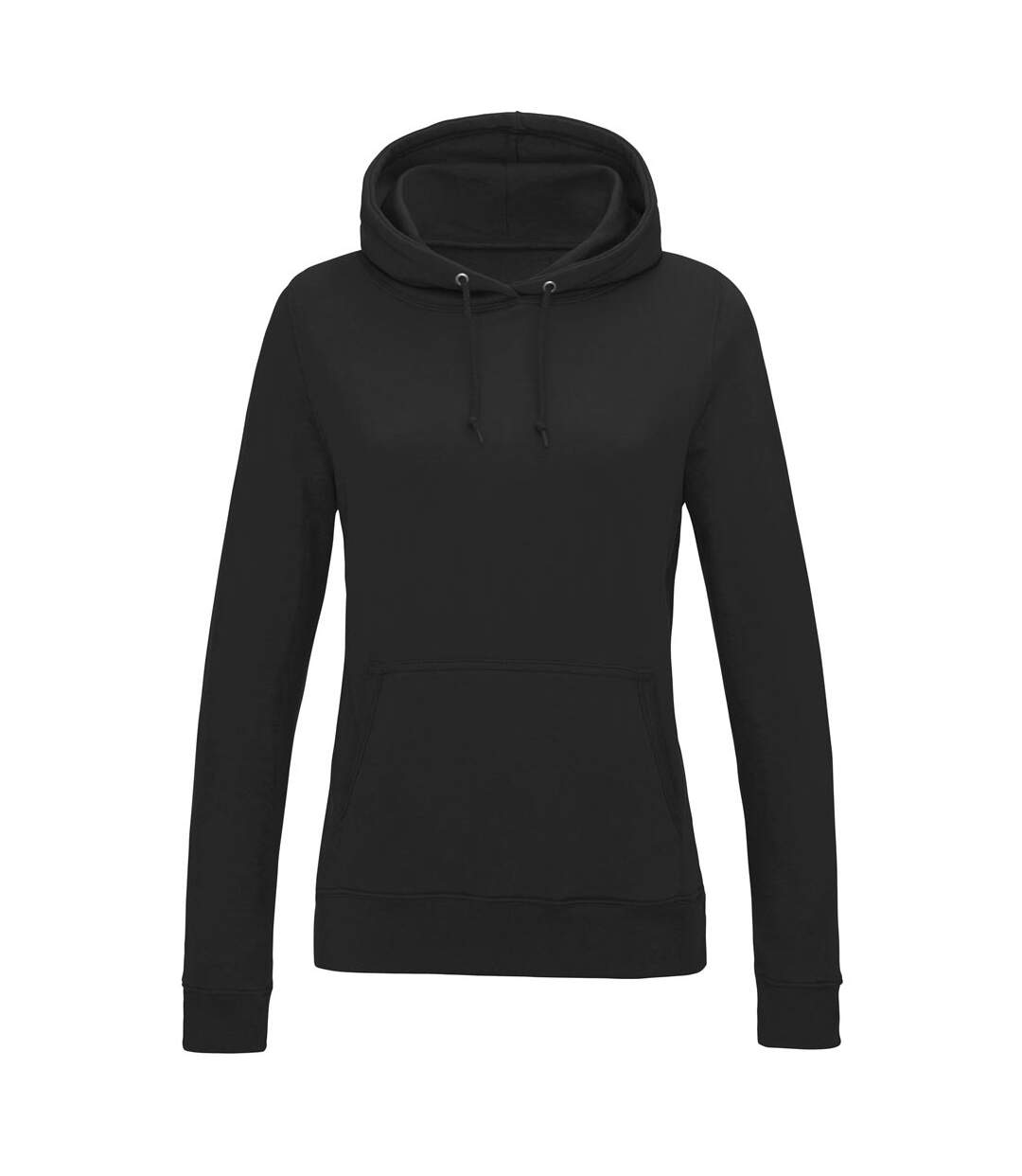 Sweat à capuche college femme noir anthracite Awdis