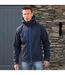 Core Mens Lite Hooded Softshell Jacket Navy Royal Result-1