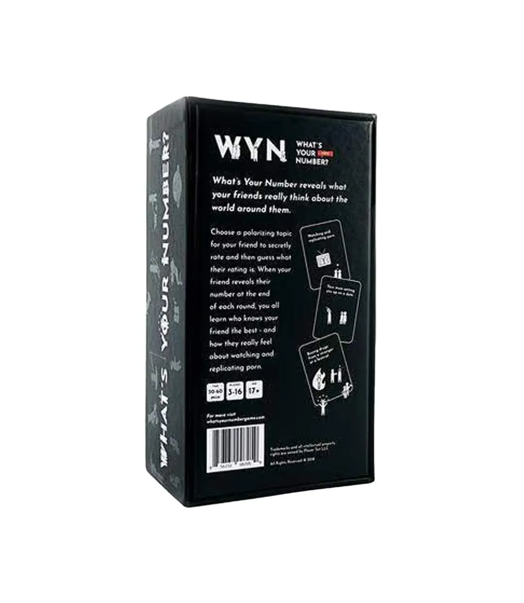Jeu De Cartes Nsfw Taille Unique Noir What´s Your Number?-2