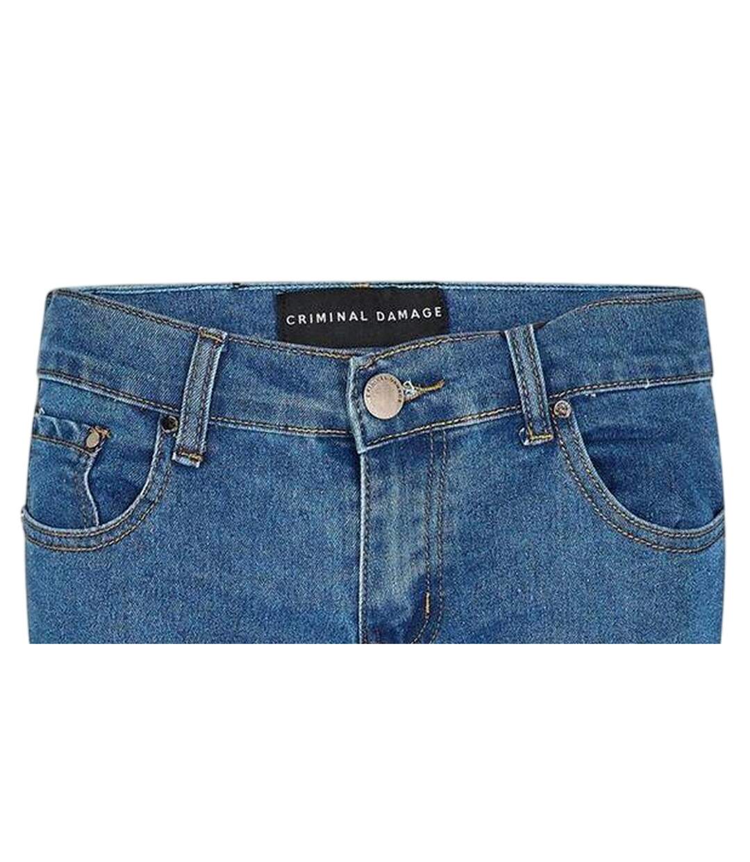 Jean Femme Bleu Criminal Damage-4