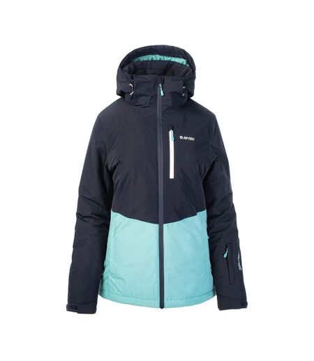 Blouson De Ski Morena Femme Bleu Foncé Sarcelle Clair Hi-Tec