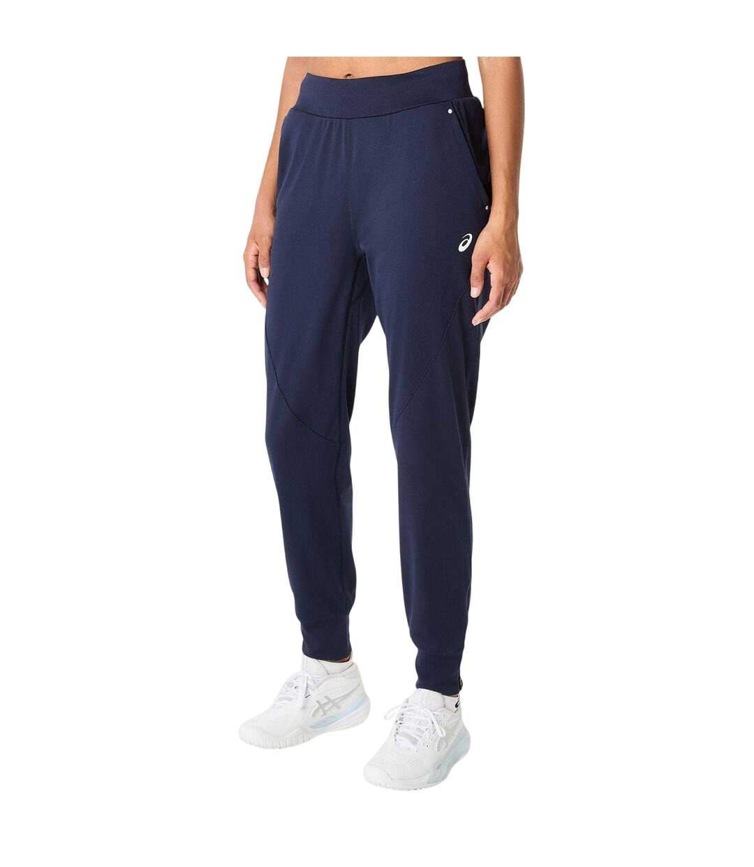 Pantalon De Survêtement Court Femme Bleu Nuit Asics-3