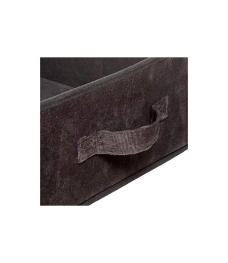 Boîte de Rangement Velours Mix N Modul 31x31cm Gris Foncé