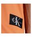 T-shirt Orange Homme Calvin Klein Jeans Badge Turn Up - M