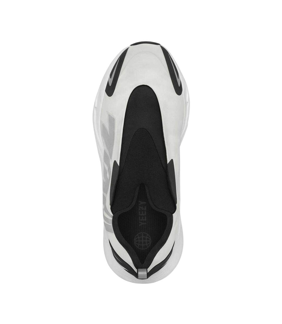 Baskets Mnvn Femme Blanc Noir Yeezy-3