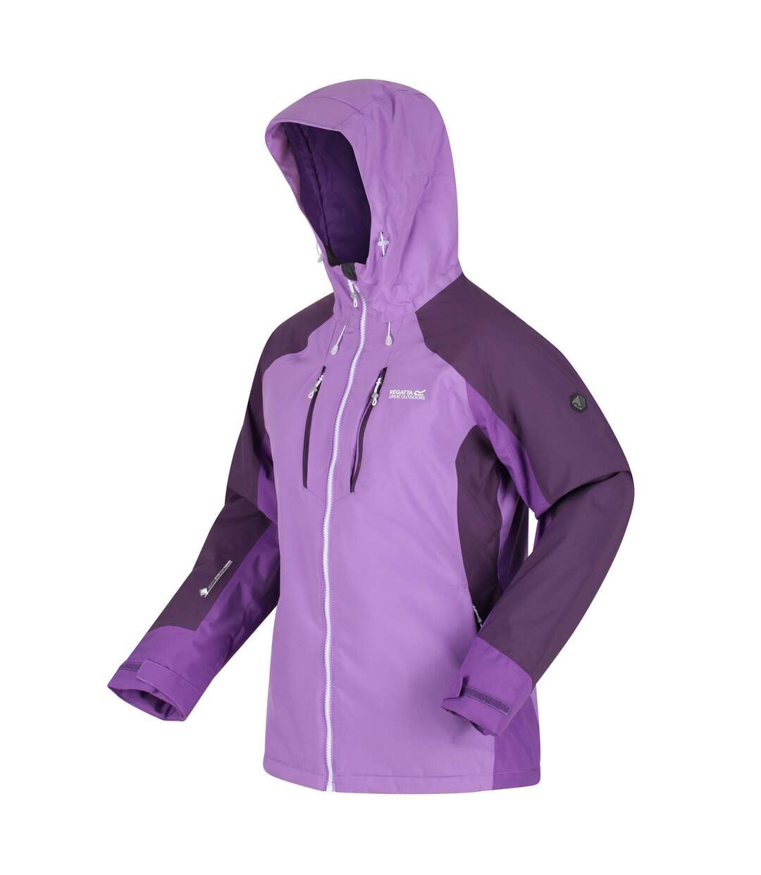 Doudoune matelassée highton stretch femme violet clair / saphir violet / violet foncé Regatta-4