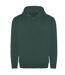 Mens full zip hoodie bottle green PRO RTX