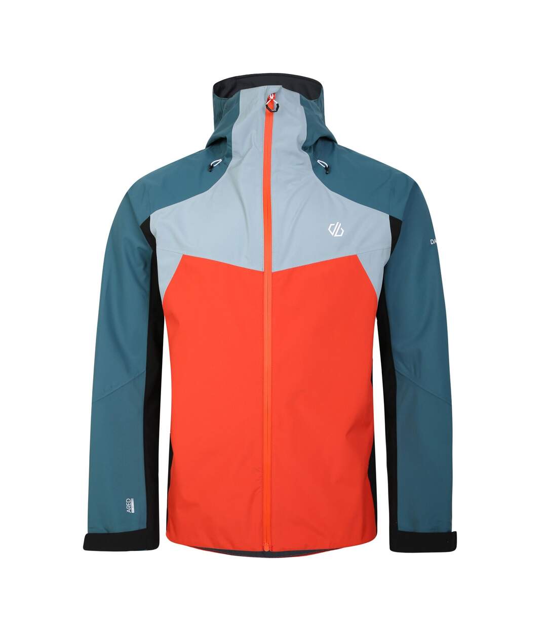 Mens cornice waterproof jacket trail blaze orange/slate grey Dare 2B-1