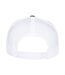 Unisex adult two tone 5 panel trucker cap charcoal/white Flexfit-2