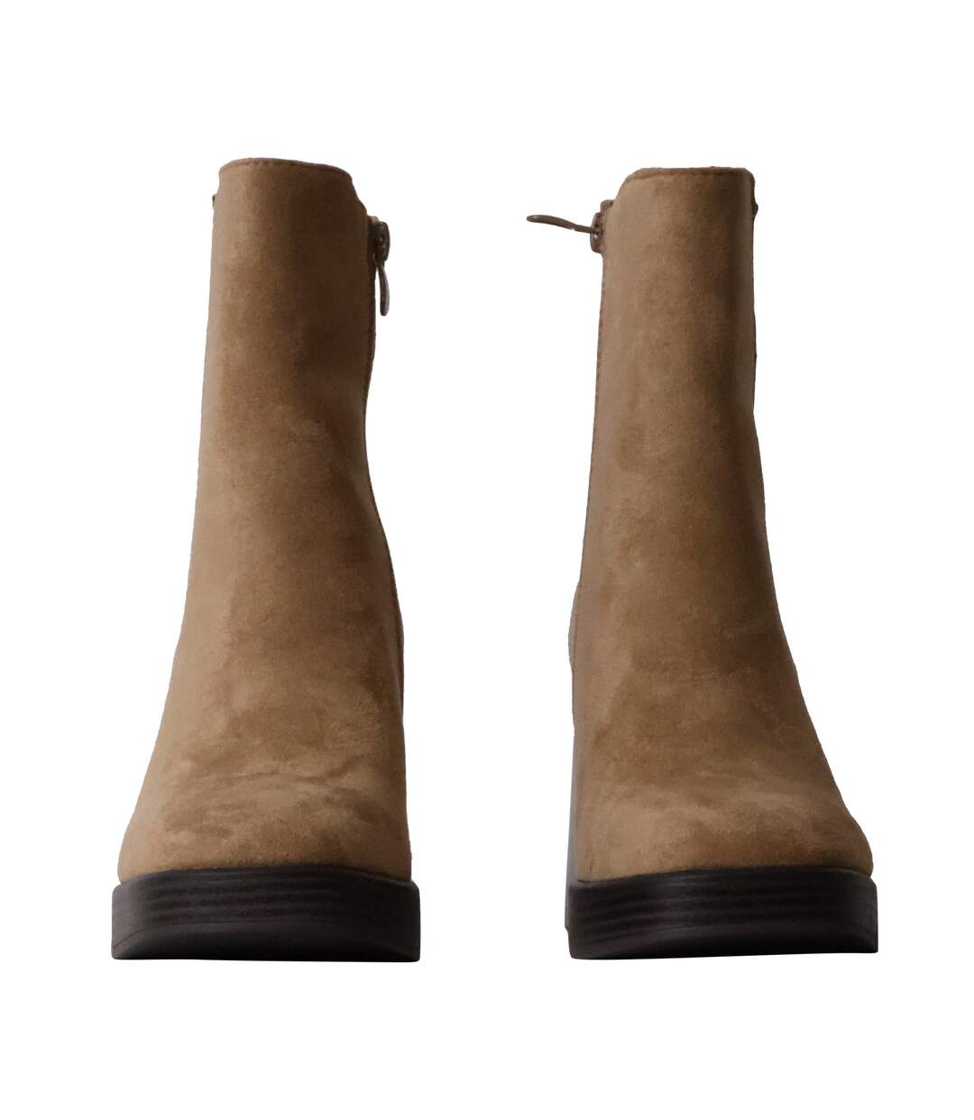 Bottines à Talon Zip Super Mode-5