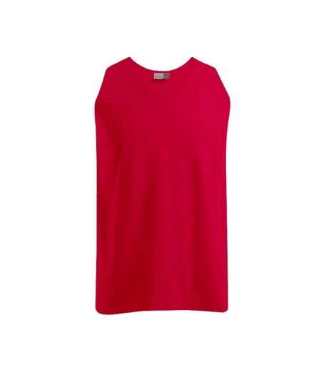 Débardeur Homme Rouge Feu Promodoro