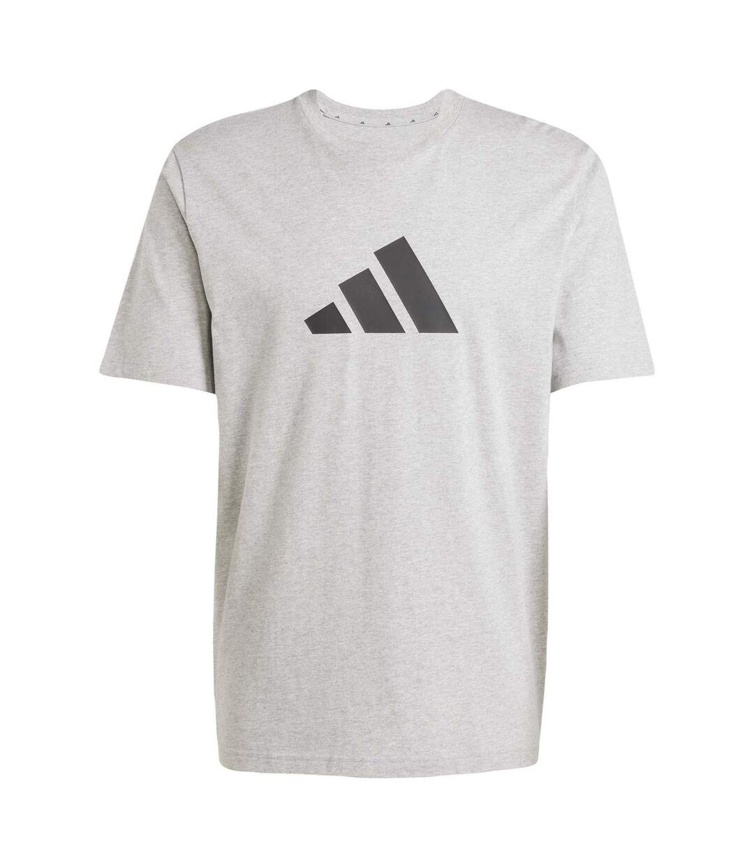 Mens Essential T-shirt Medium Heather Grey Adidas-2