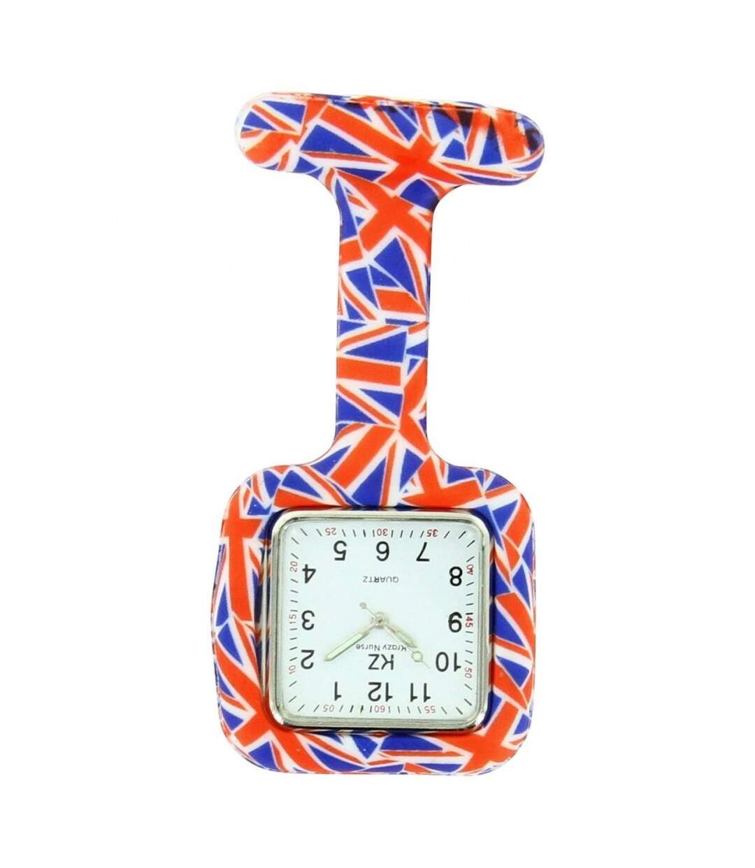 Montre Infirmière Silicone KRAZY Union Jack 60