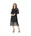 Womens/ladies lace shirt dress black Principles-1