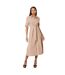 Robe chemisier femme beige gris Principles