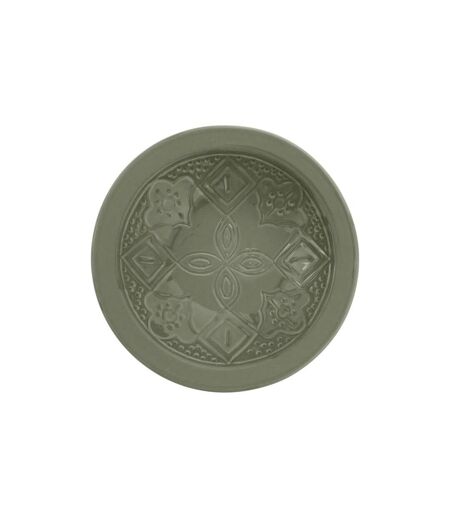 Lot de 6 Assiettes Creuses Faïence Sienna 23cm Vert Olive