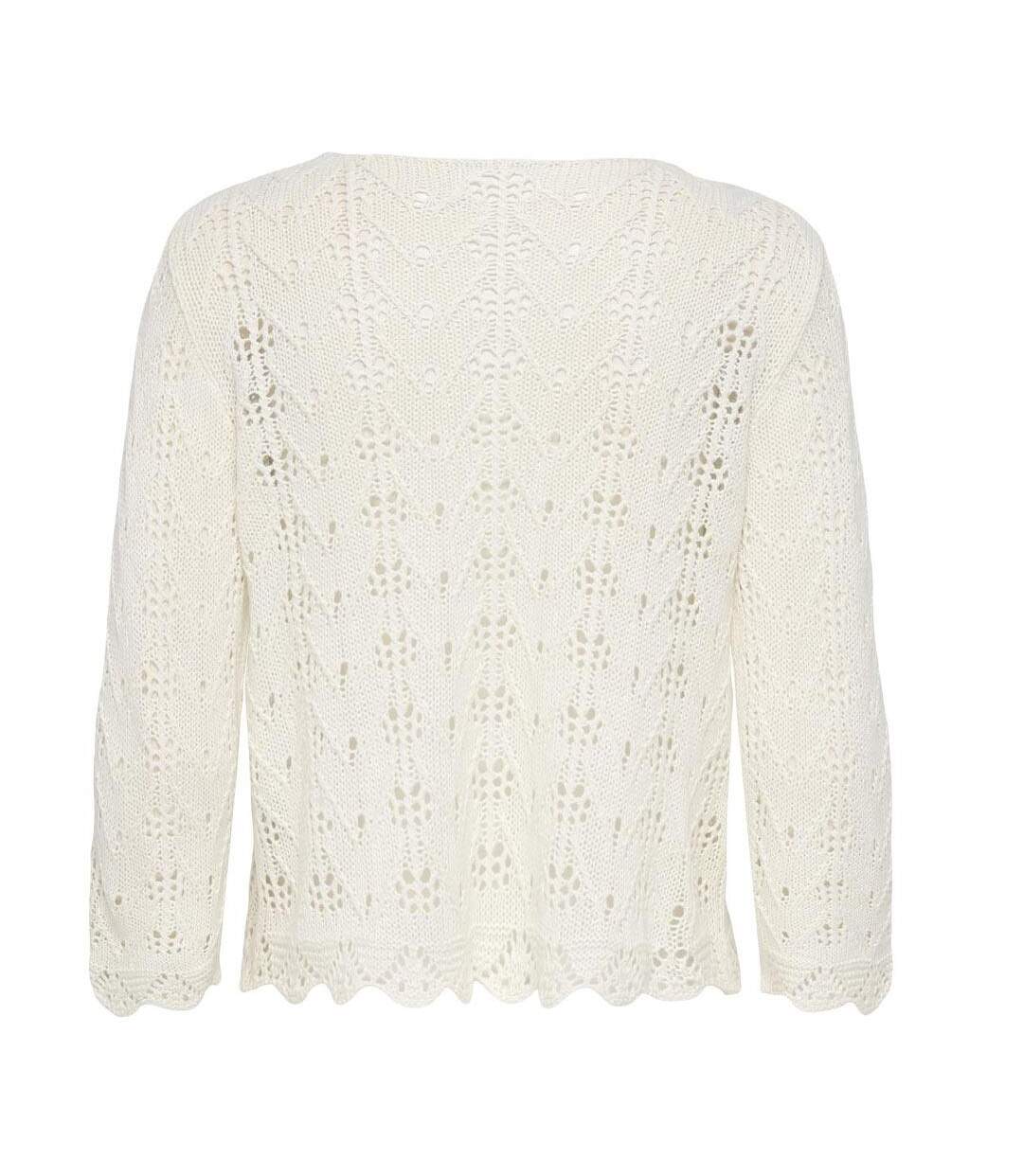 Pull ecru femme jdy susi 3/4-2