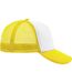 Casquette trucker avec filet style rétro - MB070 - blanc et jaune soleil-1