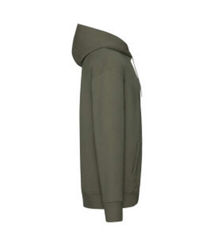 Mens r hoodie classic olive Fruit of the Loom