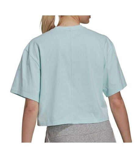 T-shirt Cop Top Bleu Femme Adidas Uforu - S