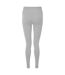 Womens/ladies Knitted City Leggings Heather Grey TriDri-2