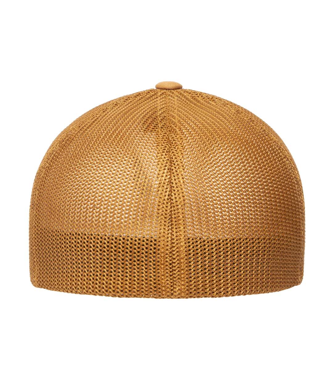 Casquette Trucker Motif/style Maille Caramel Flexfit-2