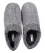 CHARENTAISE Homme Pantoufle PREMIUM MU9736 GRIS