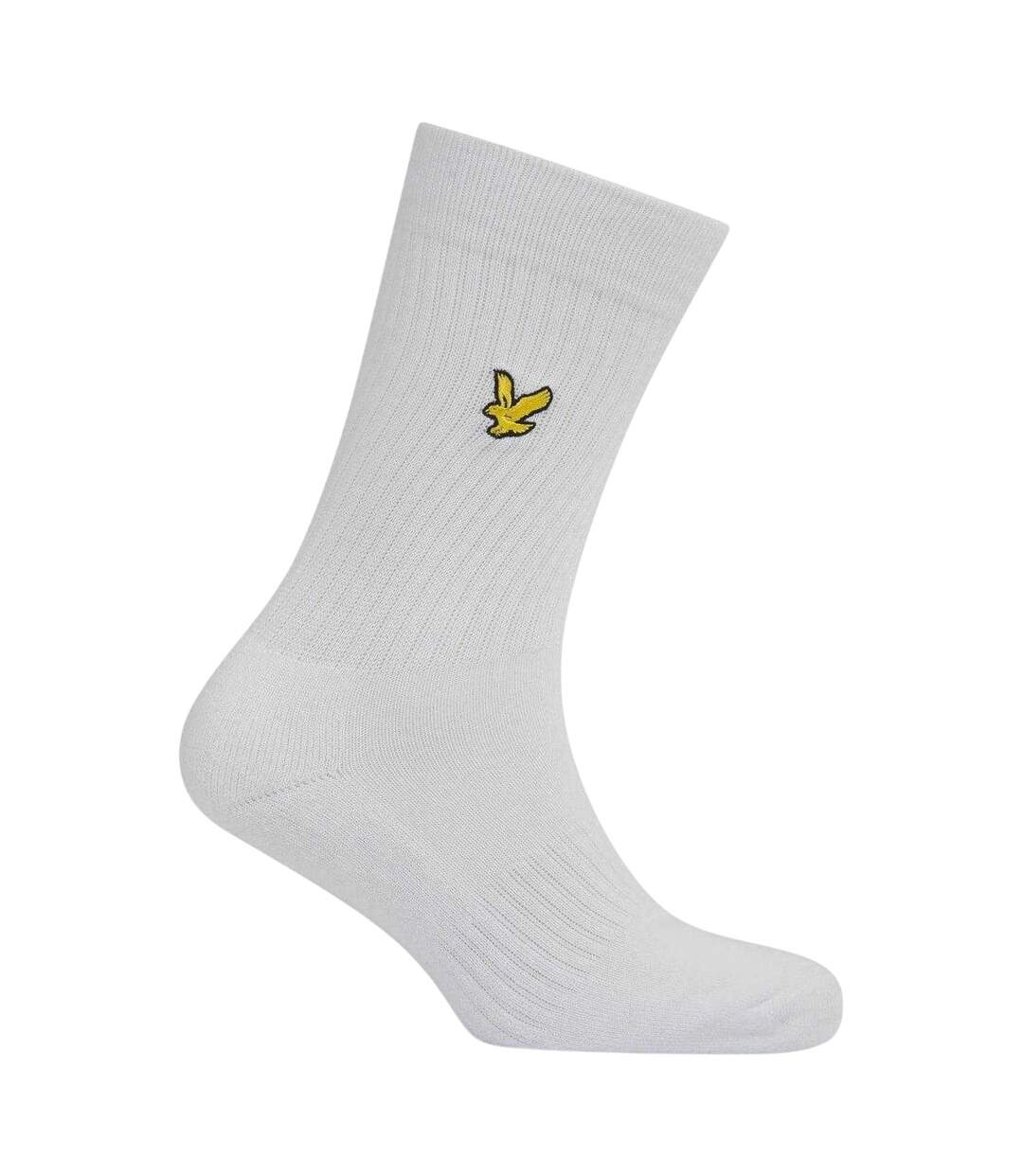 Lot De 3  Paires De Chaussettes Motif/style Marque Homme Blanc Lyle & Scott-3