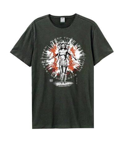 Unisex Adult Rain Sleep Token T-shirt Charcoal Amplified