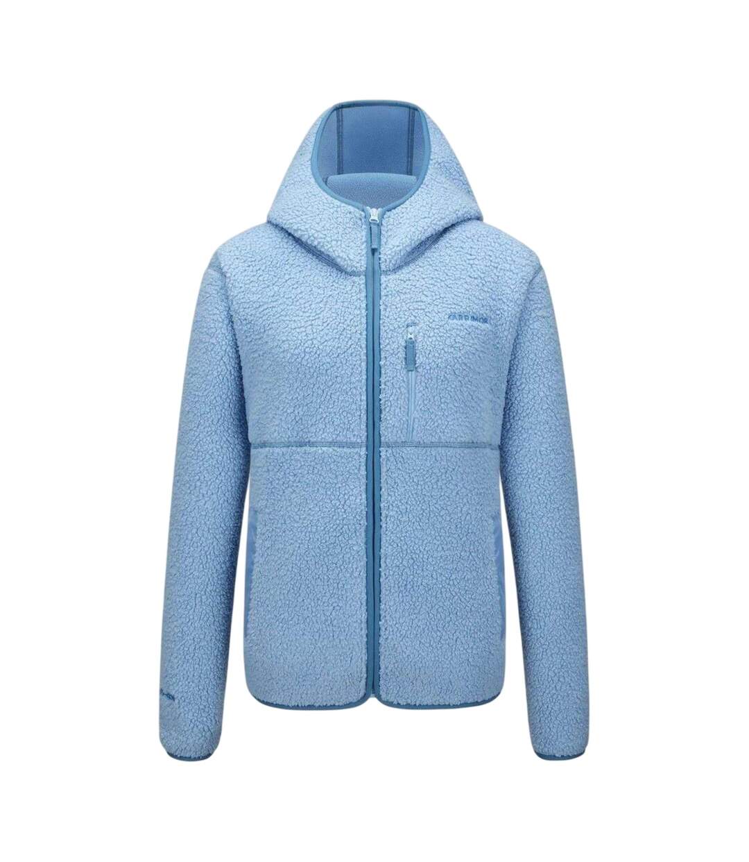 Womens/ladies Tundra Sherpa Fleece Lightweight Hooded Jacket Blue Karrimor-1