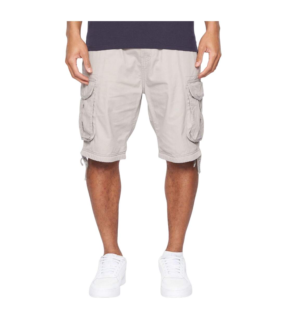 Short À Poches Jamstar Homme Gris Crosshatch-2