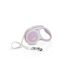 New comfort medium taped retractable dog lead 5m rose pink/white Flexi-1