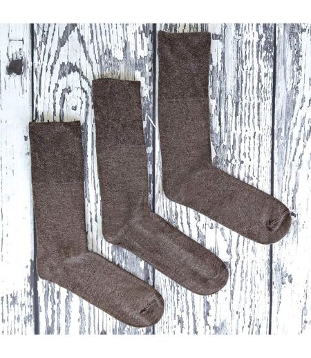 3 Pairs Thin Non Elastic Thermal Diabetic Socks for Men