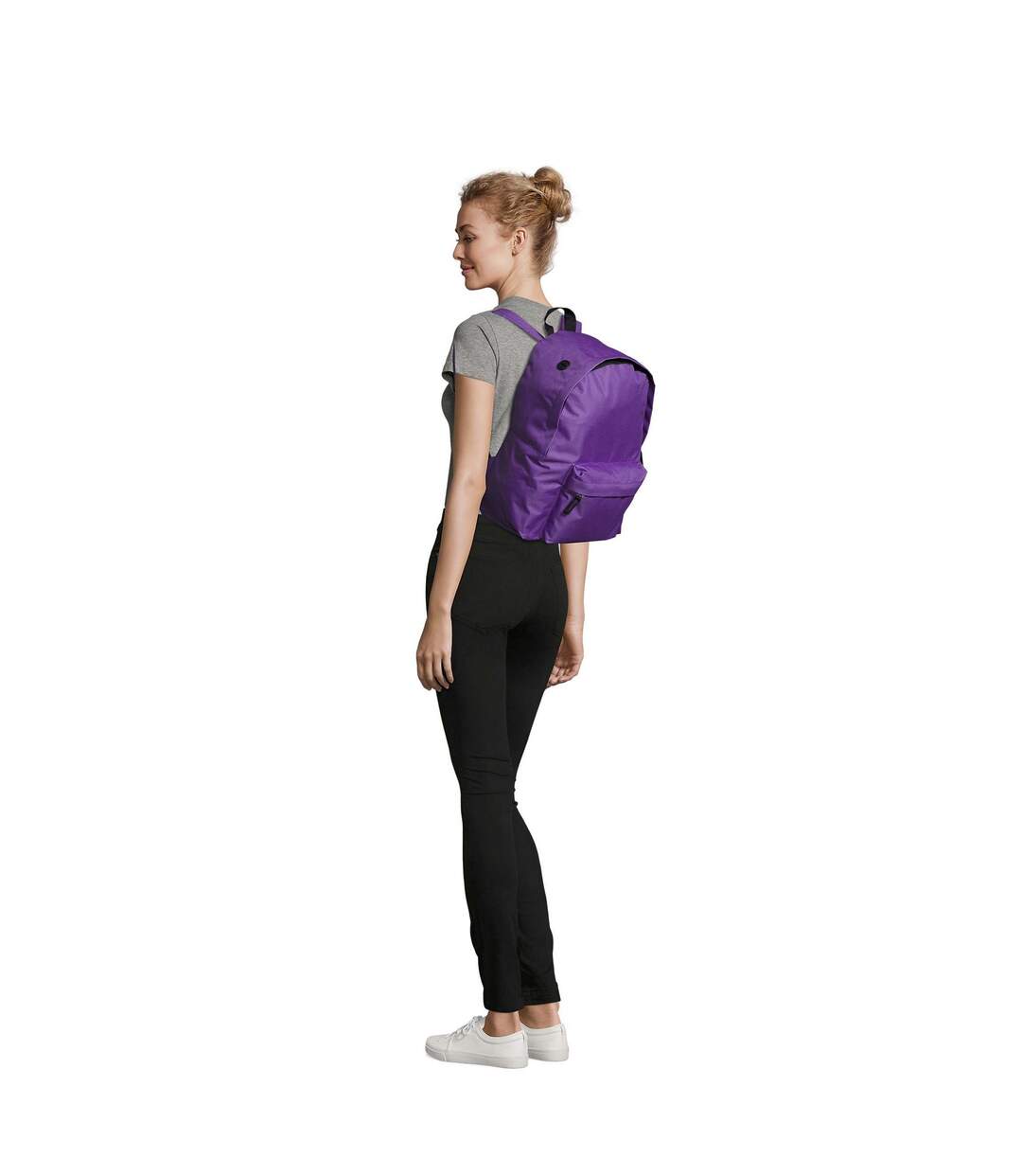 Sac à dos rider taille unique violet foncé SOLS