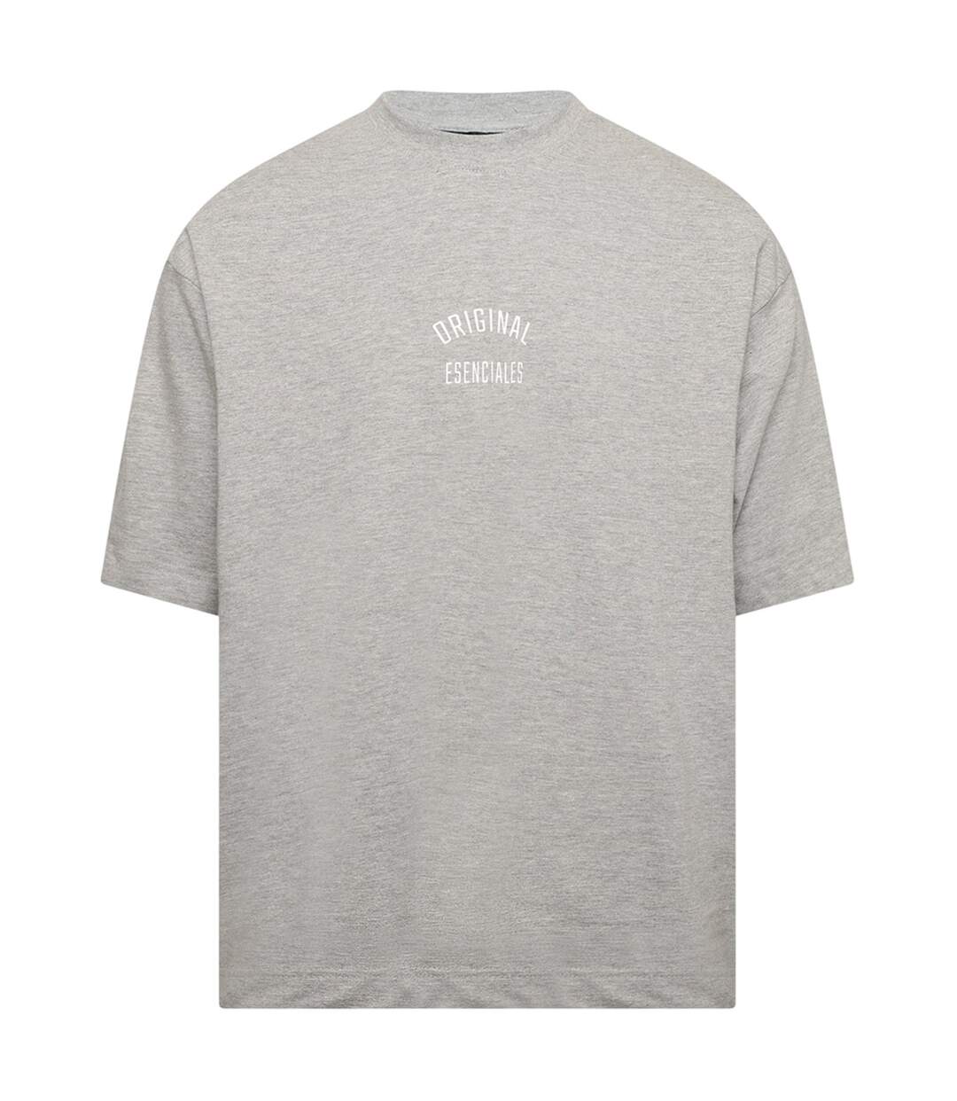 Mens Original Cotton T-shirt Grey Marl Luke-1