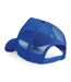 Beechfield Mens Half Mesh Trucker Cap / Headwear (Pack of 2) (Bright Royal/Bright Royal) - UTRW6695