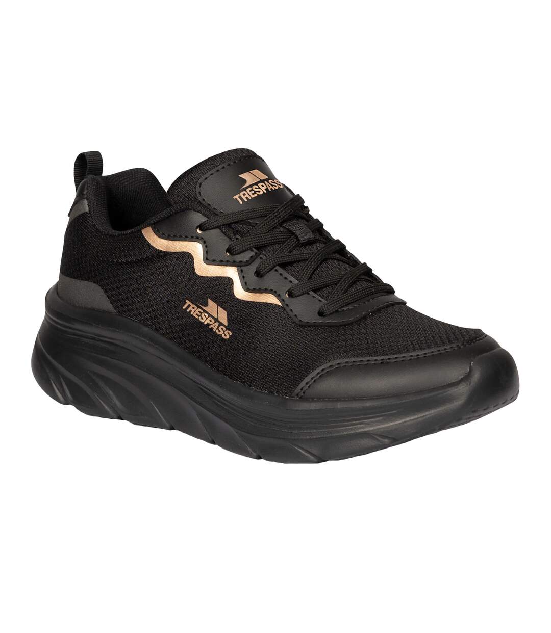 Baskets ave femme noir Trespass