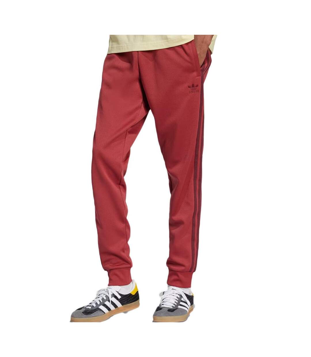 Jogging rouge homme adidas jc9931-1