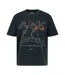 T-shirt Manches Courtes Motif/style Doberman Homme Noir Firetrap-1
