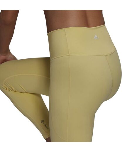 Legging 7/8 Femme Beige Adidas
