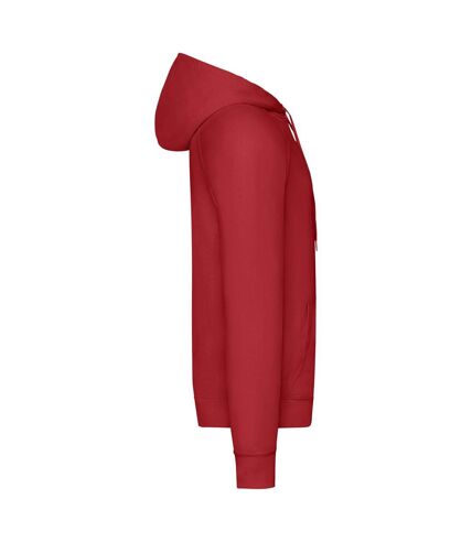 Fruit of the Loom Unisex Adult Lightweight Hooded Sweatshirt (Red) - UTPC6011