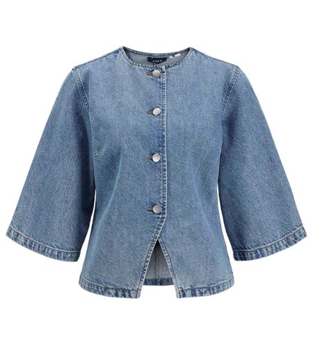Veste-chemise Manches Larges Femme Bleu JJXX