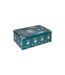 Lot de 6 Boîtes Déco Peace 48cm Bleu Pétrole-3