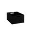 Lot de 3 Boîtes de Rangement Bava 34cm Noir-5