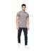 Jean Buraca Homme Indigo Délavé Crosshatch-1