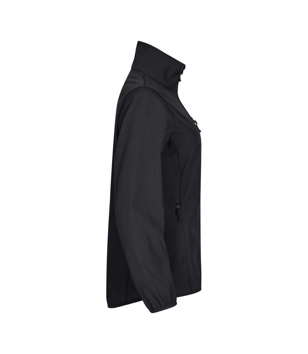 Veste Softshell Classic Femme Noir Clique-3